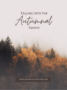 The Autumnal Equinox is here
